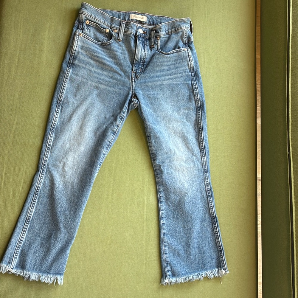 Madewell Women's Boot Cut Jeans - Light Blue